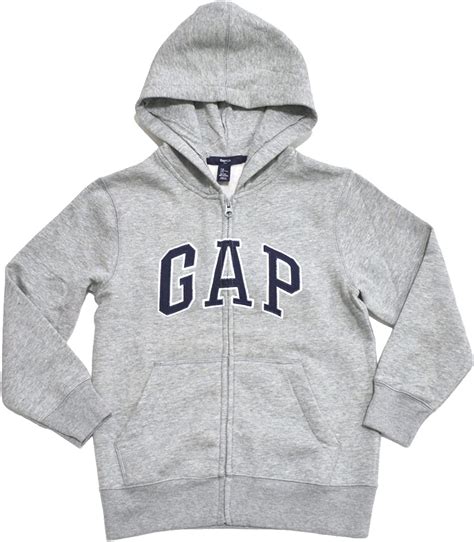 KANGA POCKETS AND ZIP FRONT. . Gray gap hoodie